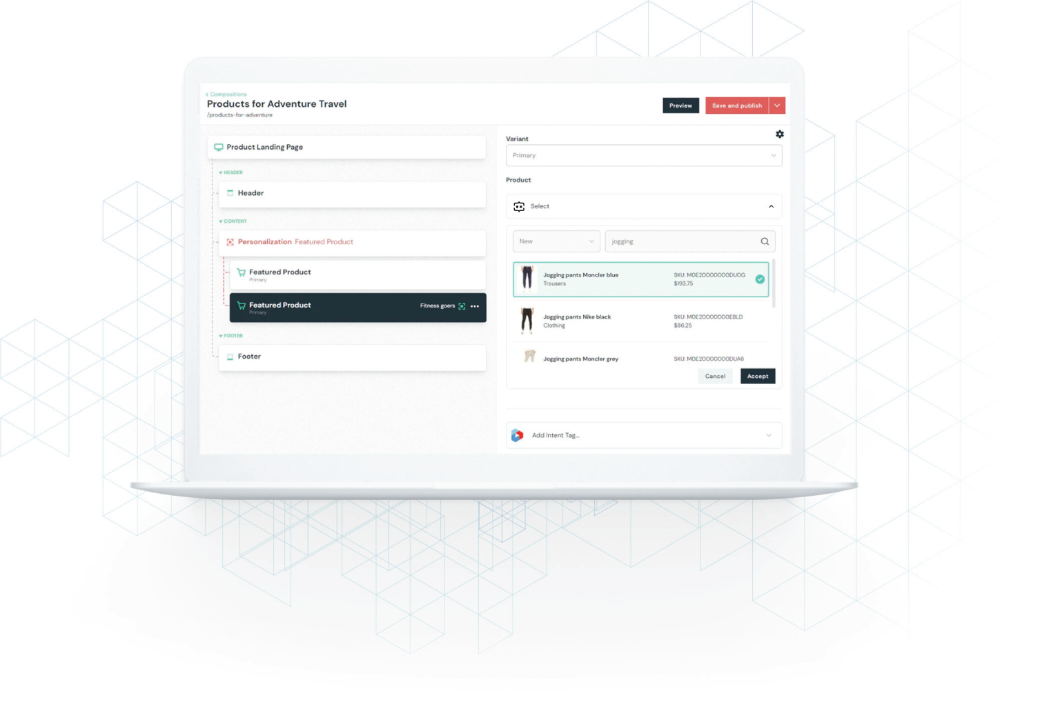 Hero Commerce layer - Laptop