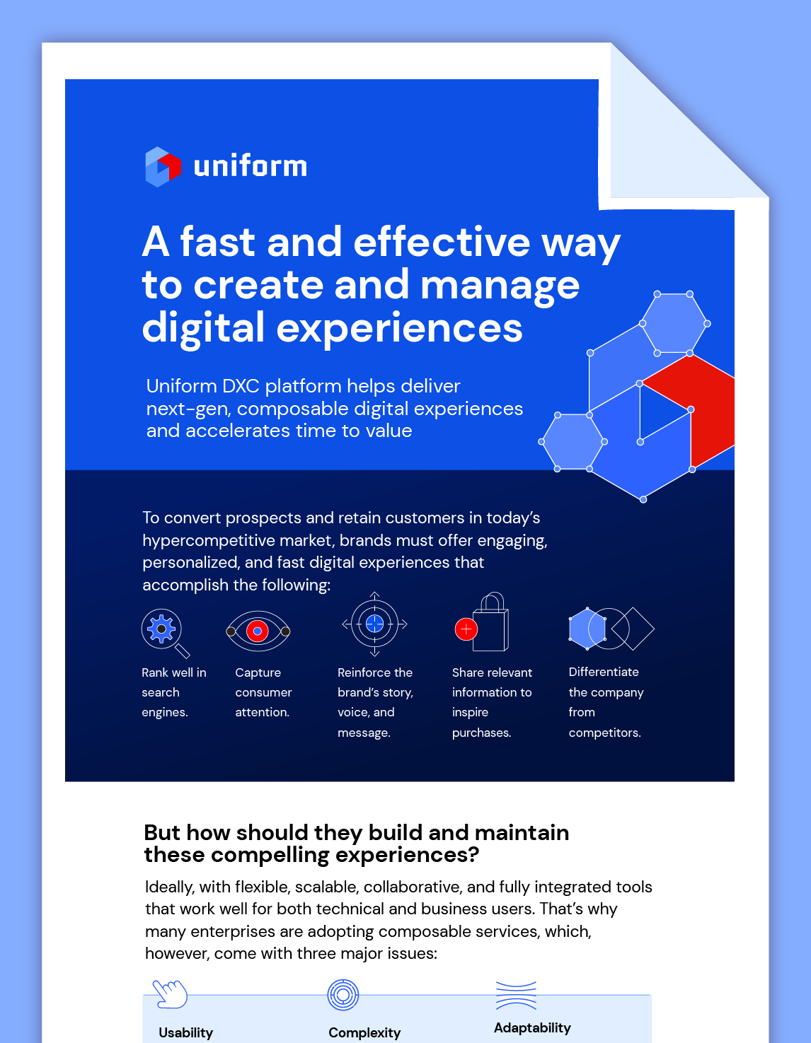 A fast and effective way to create and manage digital experiences whitepaper cover
