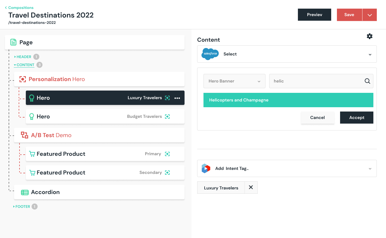 Salesforce Marketing Cloud Personalization with Uniform