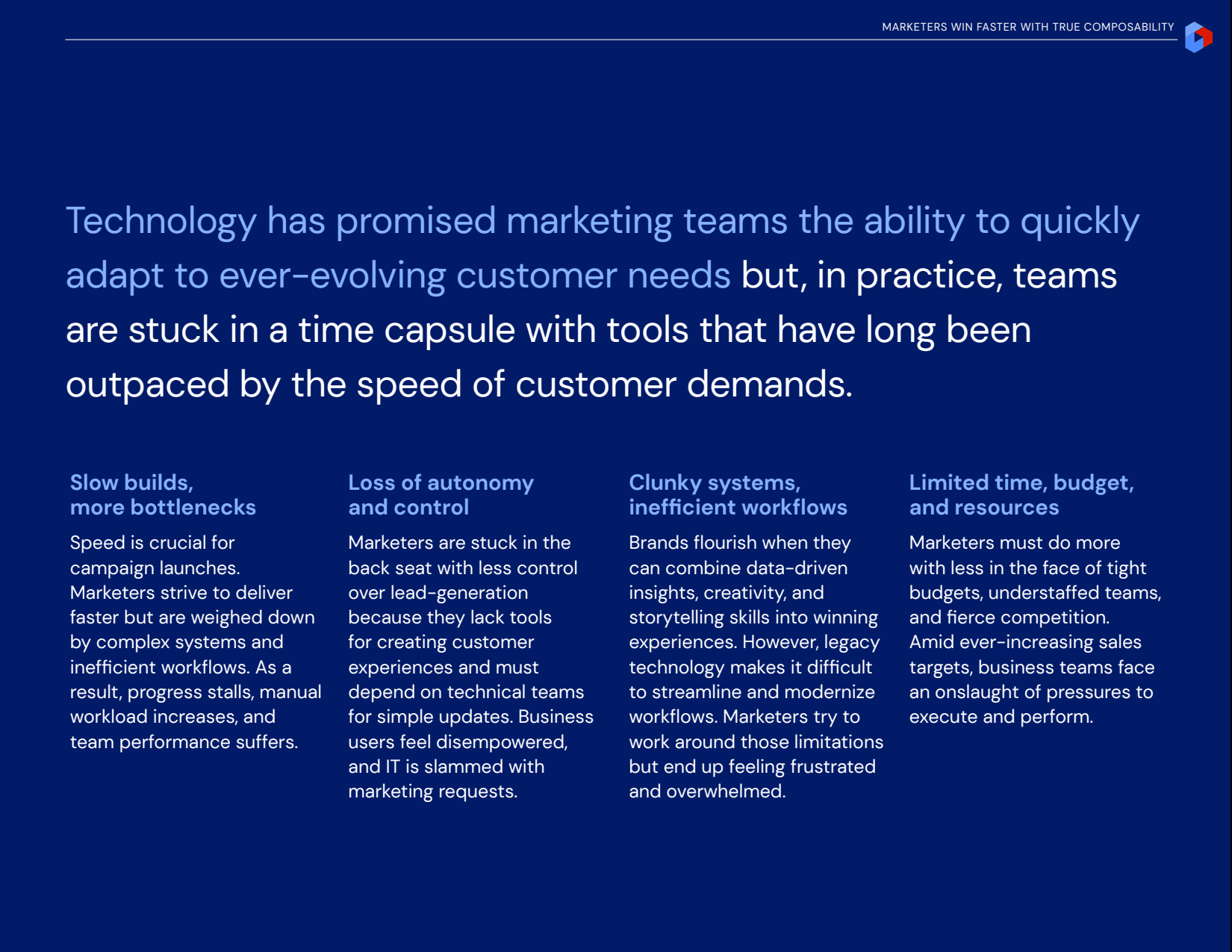 marketers win faster pg2
