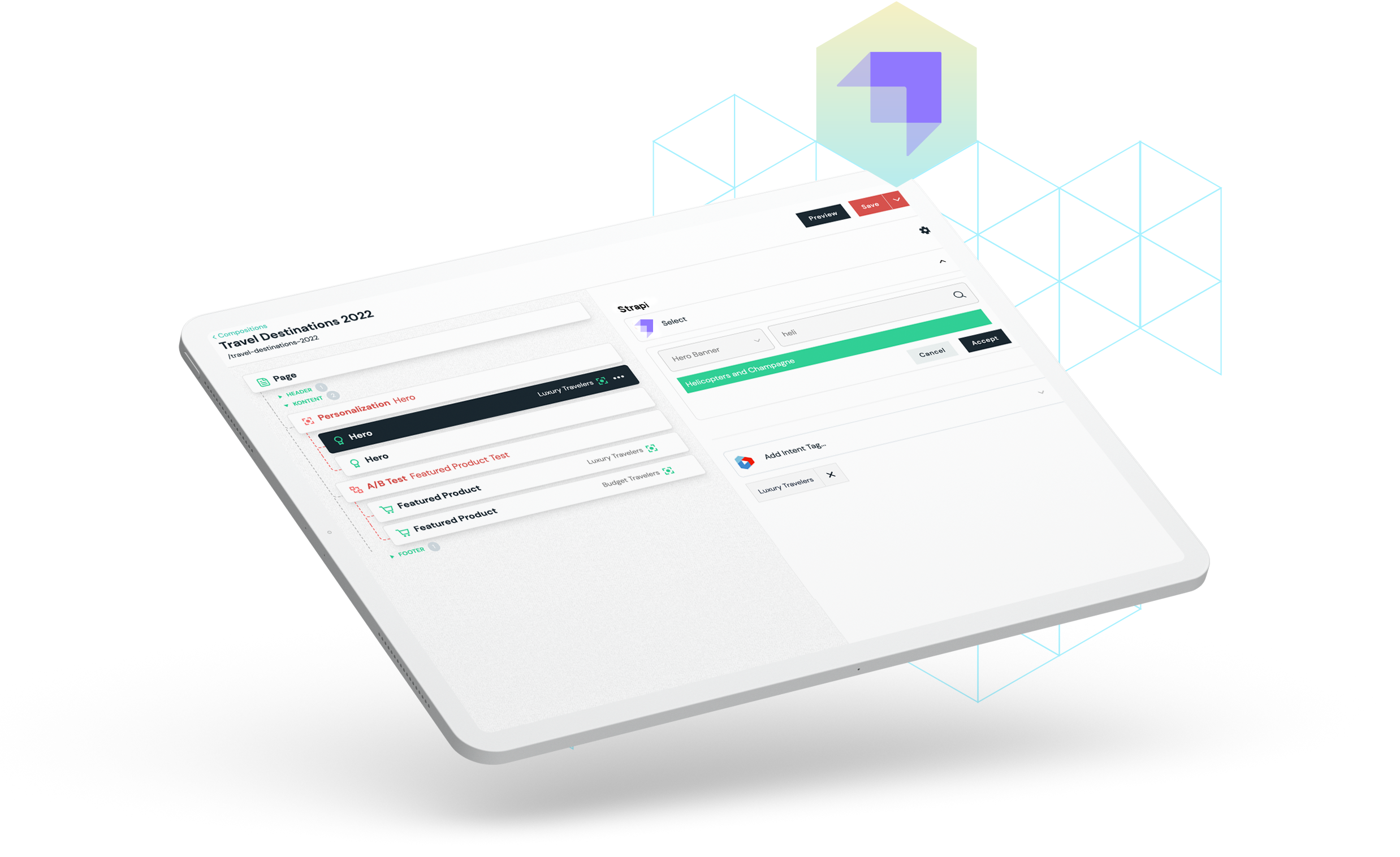 Strapi CMS hero webready