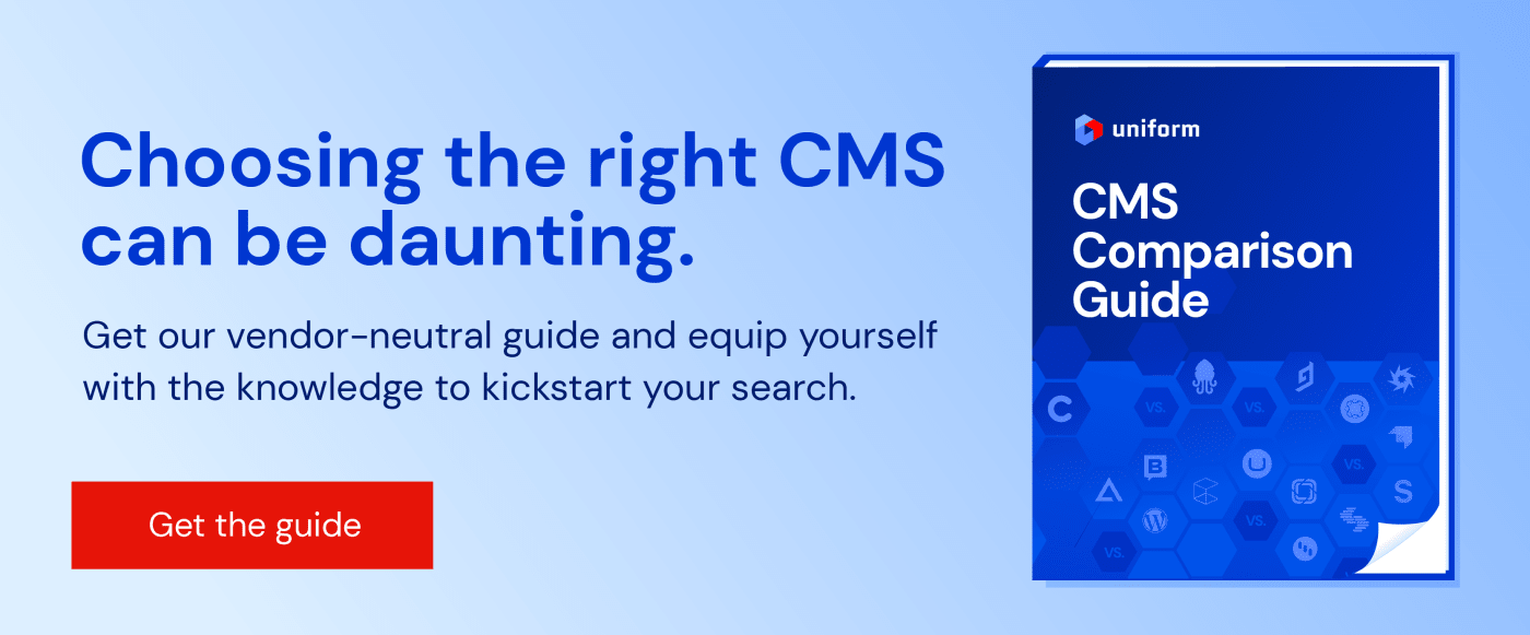 CMS comparison guide