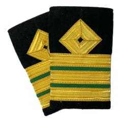 Hylse, miljøoffiser, 3 striper gull/grønn