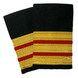 Hylse, lege, 3 striper gull/rødt