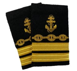 Hylse, havn, 2 striper gull, anker/kjetting