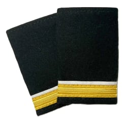 Hylse, resturasjon, 1 stripe gull/hvit