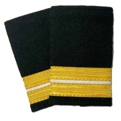 Hylse, resturasjon, 2 striper gull/hvit