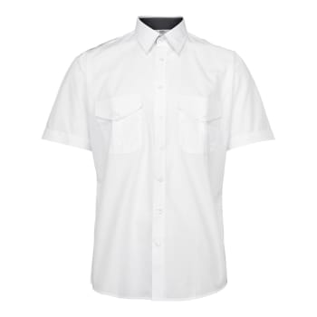 Soldier profil uniformsskjorte,Selje, herre, regular, hvit, kort erm