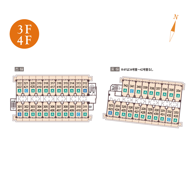 3・4F