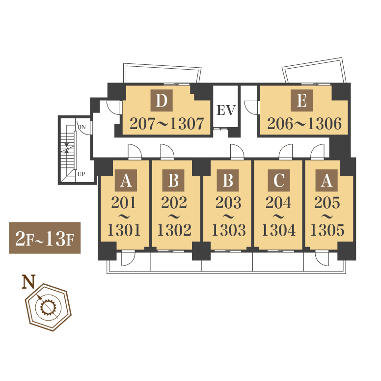 2～4F