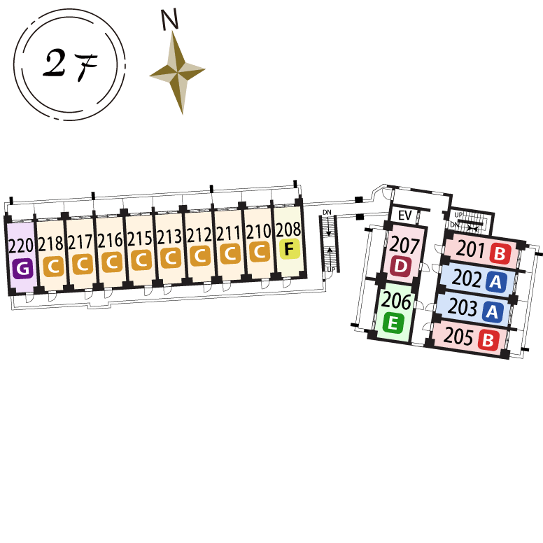 2～5F