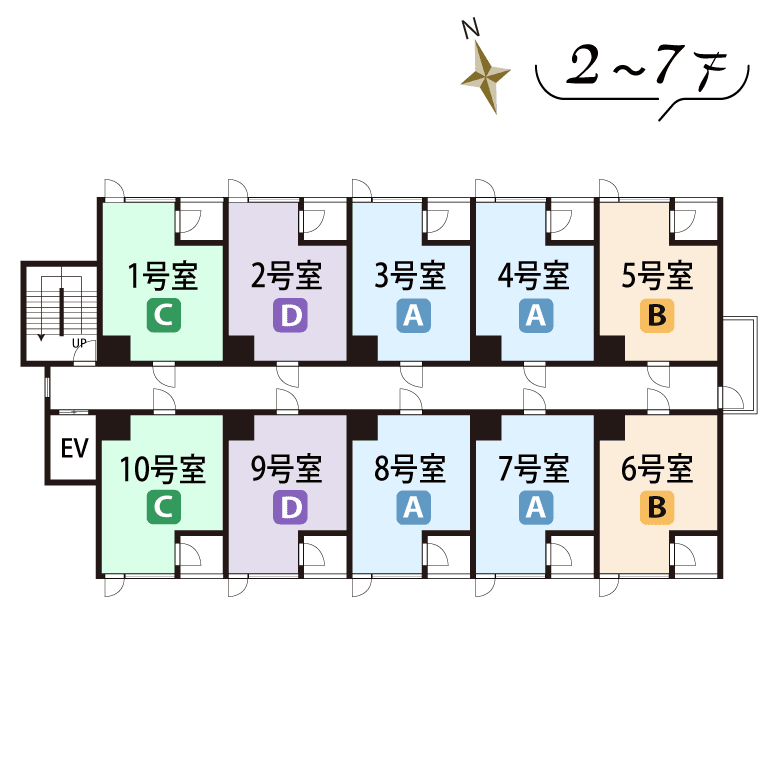 2～7F