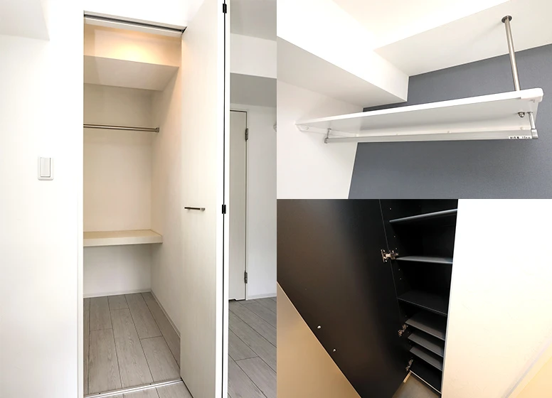 クローゼット・吊棚等収納