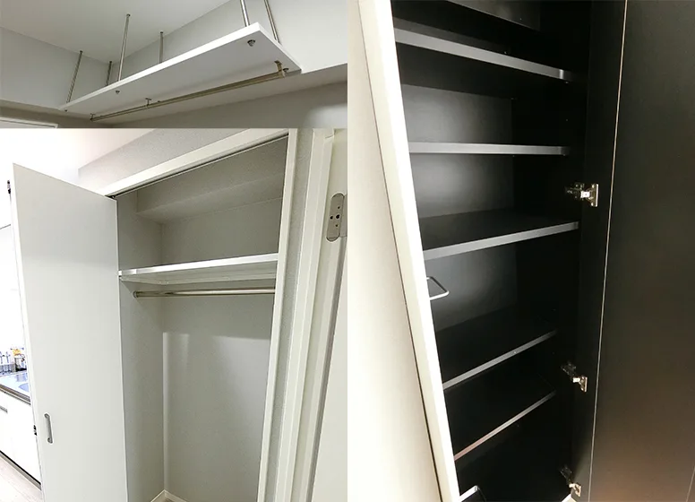 クローゼット・吊棚等収納