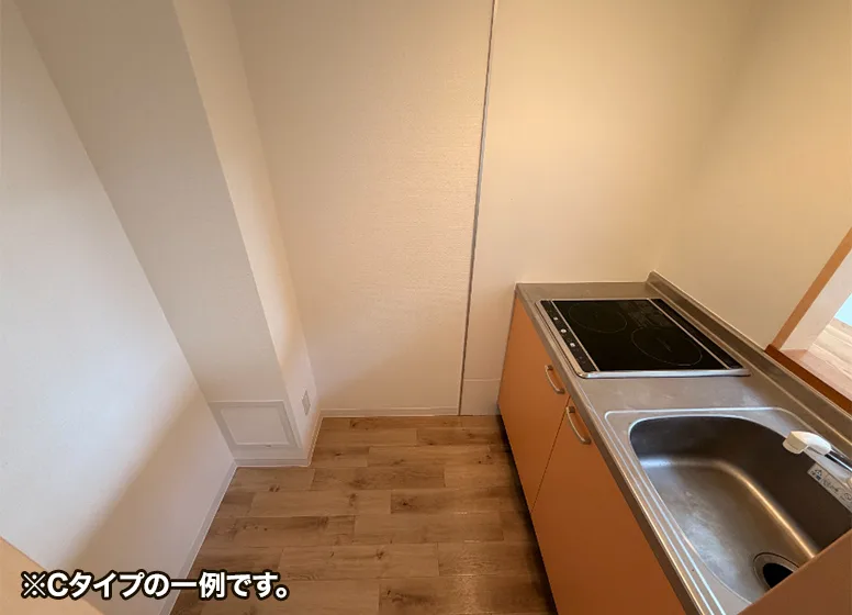 IH＋RH2口キッチン