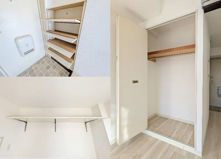 クローゼット・吊棚等収納