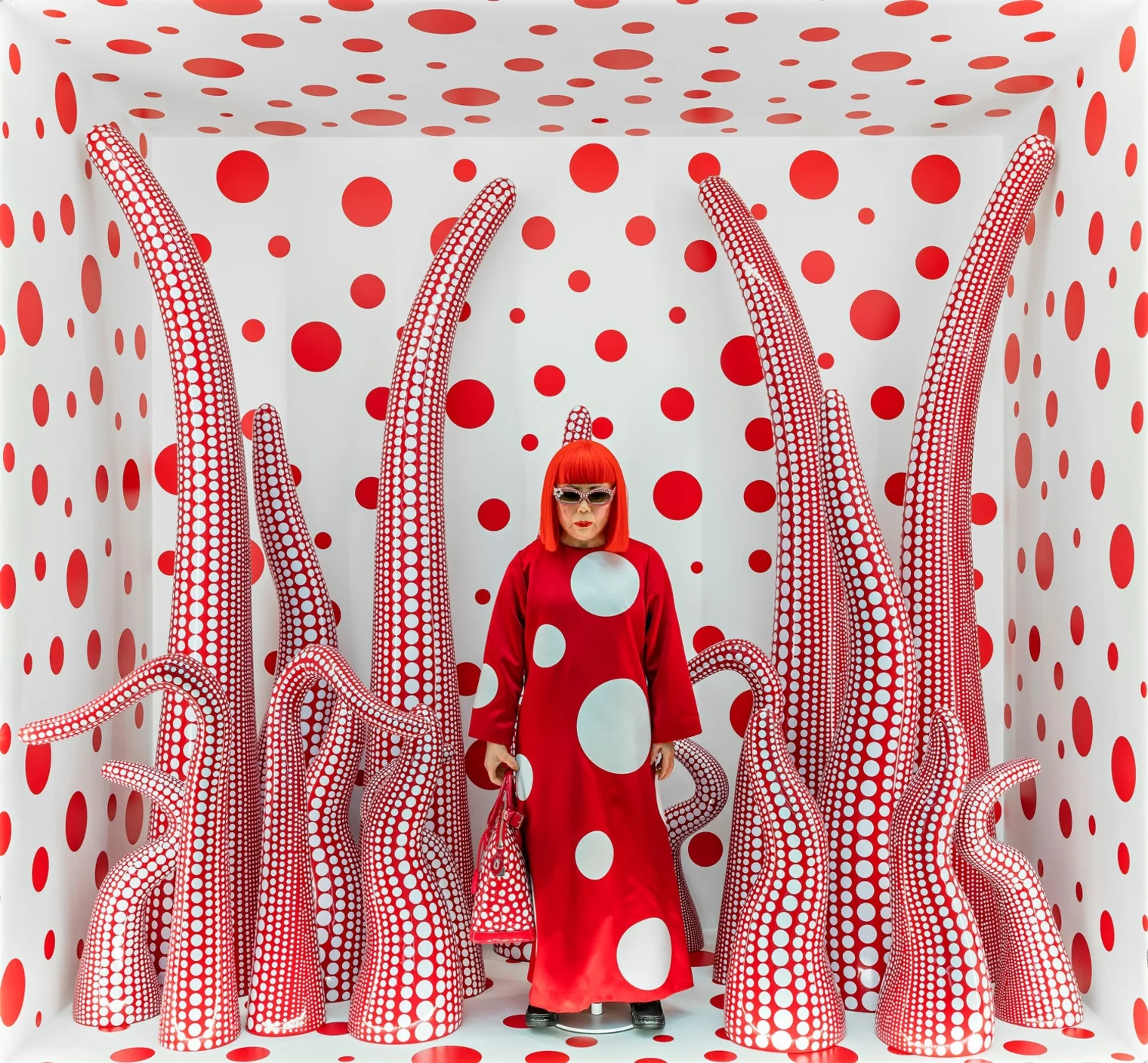 Louis Vuitton x Yayoi Kusama Infinity Dots Paul Notebook Cover Red/White