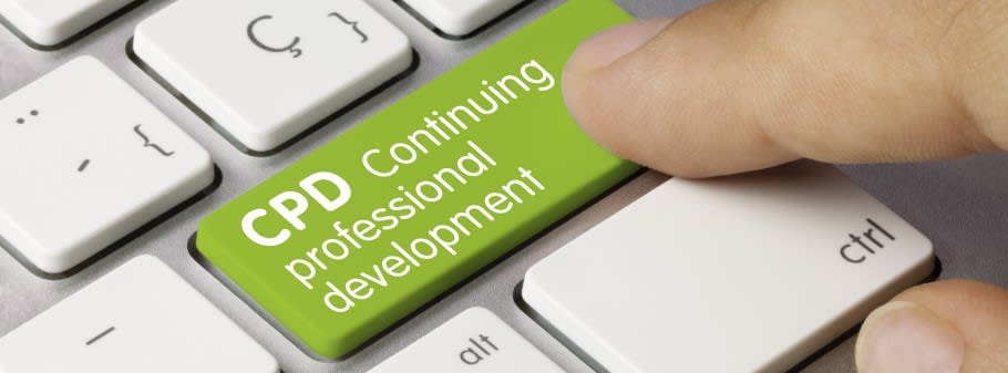 Image of a teacher searching for CPD opportunities Image of a teacher searching for CPD opportunities