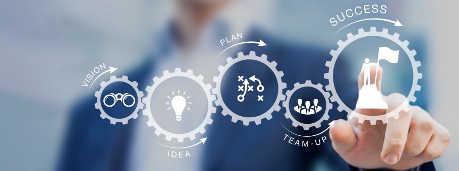 Image of a member of staff planning a successful future career