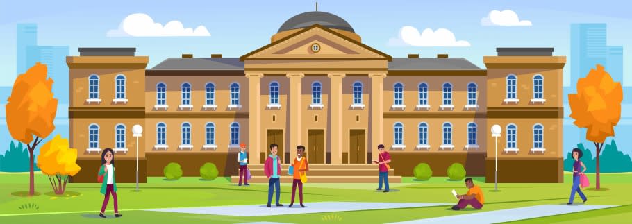 An image of a university building