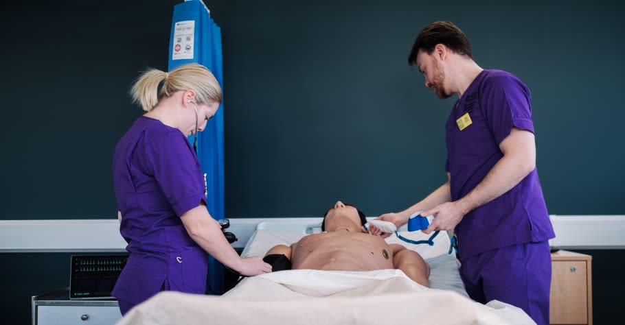 Image of health students