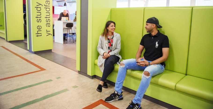 Wrexham University study space