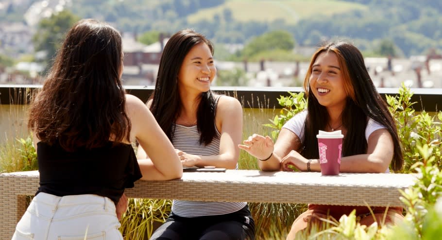 Image of students on campus