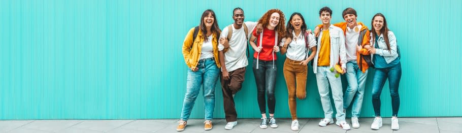A group of university students