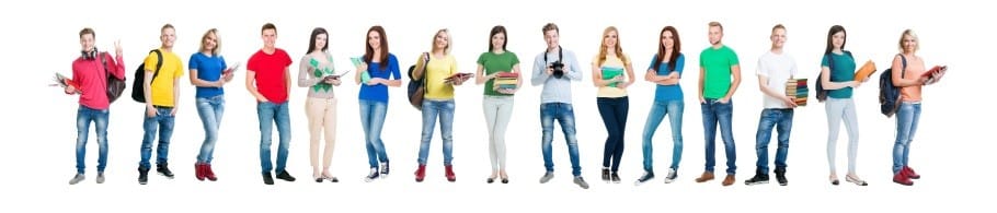 Image of university students