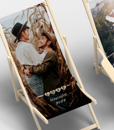 Design Photo deckchairs online with free templates