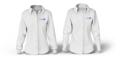 Camicette ricamate Blusa personalizzata con logo print24
