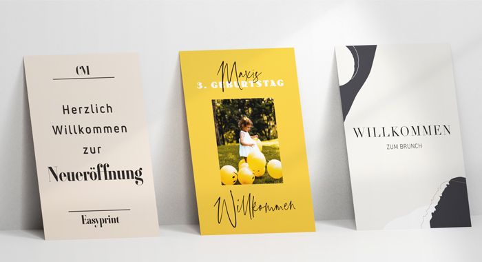 Designa och tryck affischer online med gratis mallar!