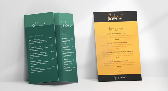 Crie menus online com modelos gratuitos!