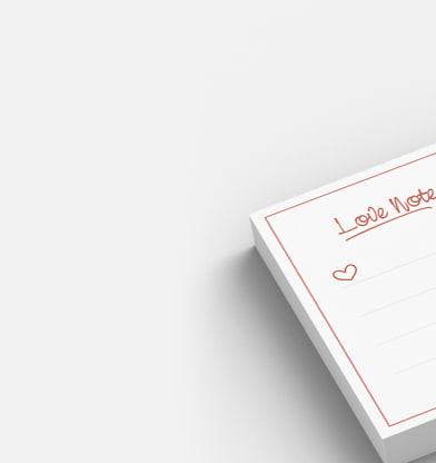 Design Sticky note pads online with free templates!