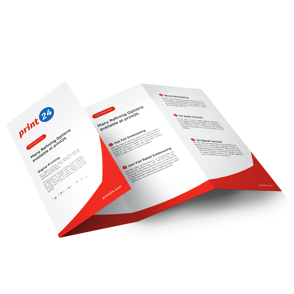 Brošura od 8 stranica, tri presavijena, čistog rasporeda, otvorena i sadrži tekst i grafiku iznutra. Idealno za reklamne i marketinške materijale.