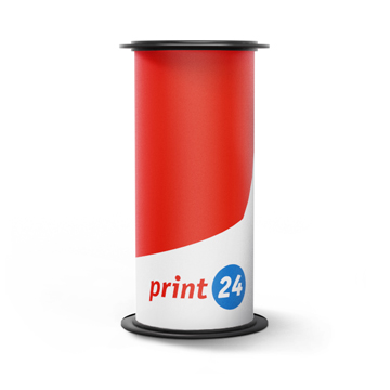 Advertisement column poster printing | Blue back posters at print24