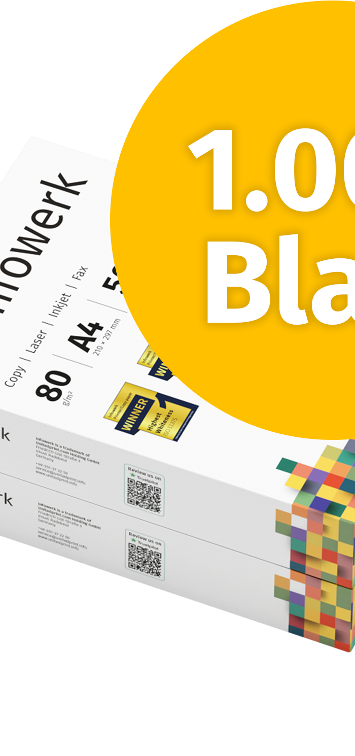 TotalPack Seidenpapier Bögen Rot - 1000 Blatt Säurefrei 450x700mm