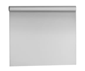 Bannière découpée avec un ourlet de 10 cm en haut.