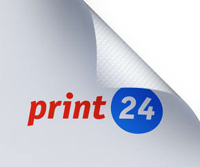 Banner komad od PVC-a, presavijeni kut pokazuje strukturu materijala.