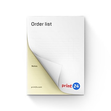 Conjuntos de cópias carbono com logotipo da empresa personalizável, design simples e profissional.