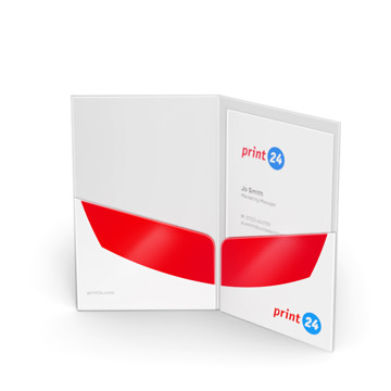 Capas para cartões, com compartimento para cartões e cartão com inscrição print24. Adequado para apresentações ou reuniões de negócios.