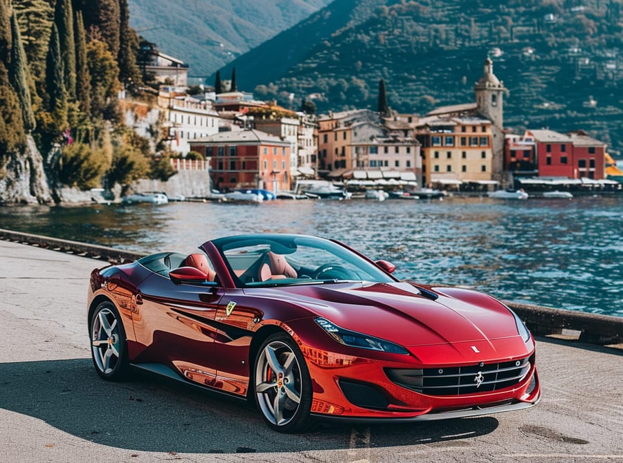 Ferrari Portofino in Italy