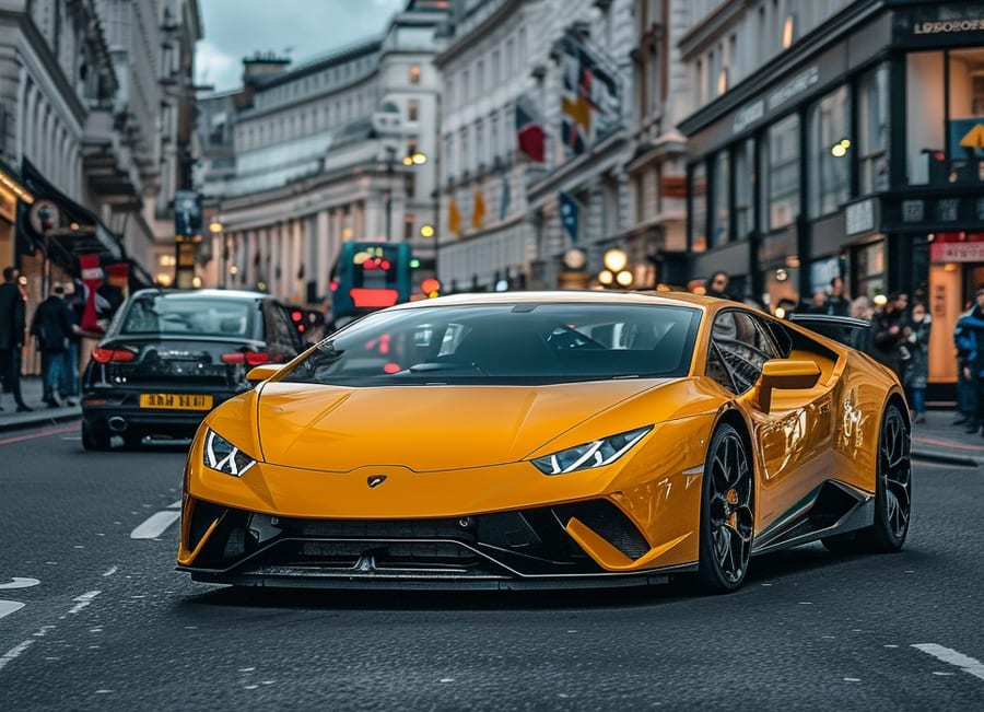 Lamborghini in London