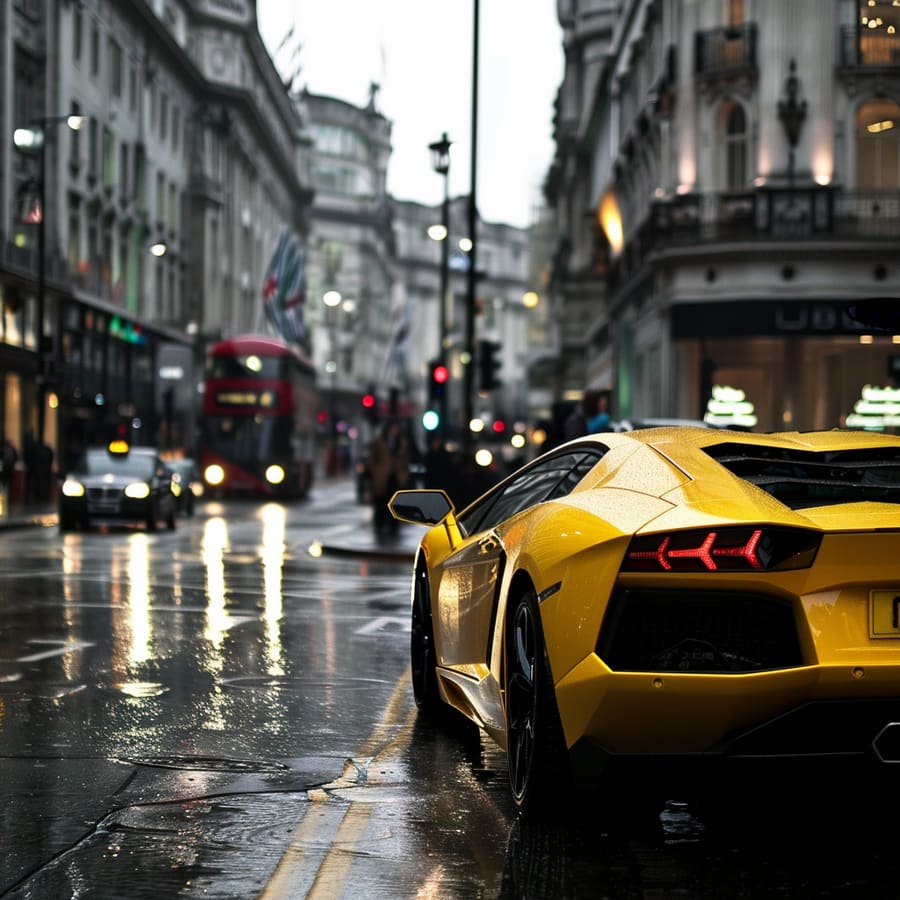 Lamborghini rentals in London