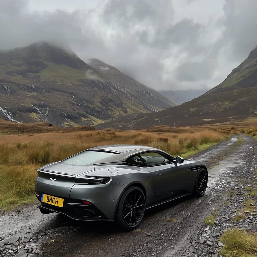 Аренда Aston Martin в Шотландии