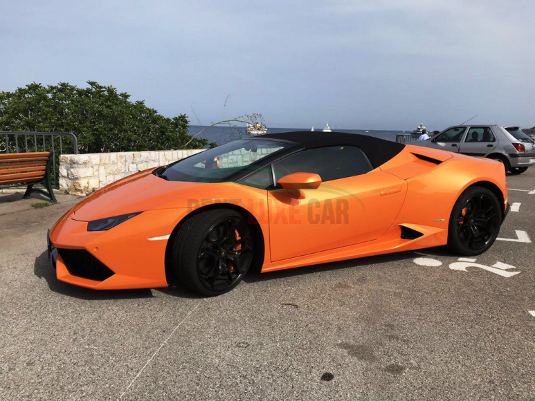 Alugue Lamborghini Huracan Spyder no aeroporto de Valência