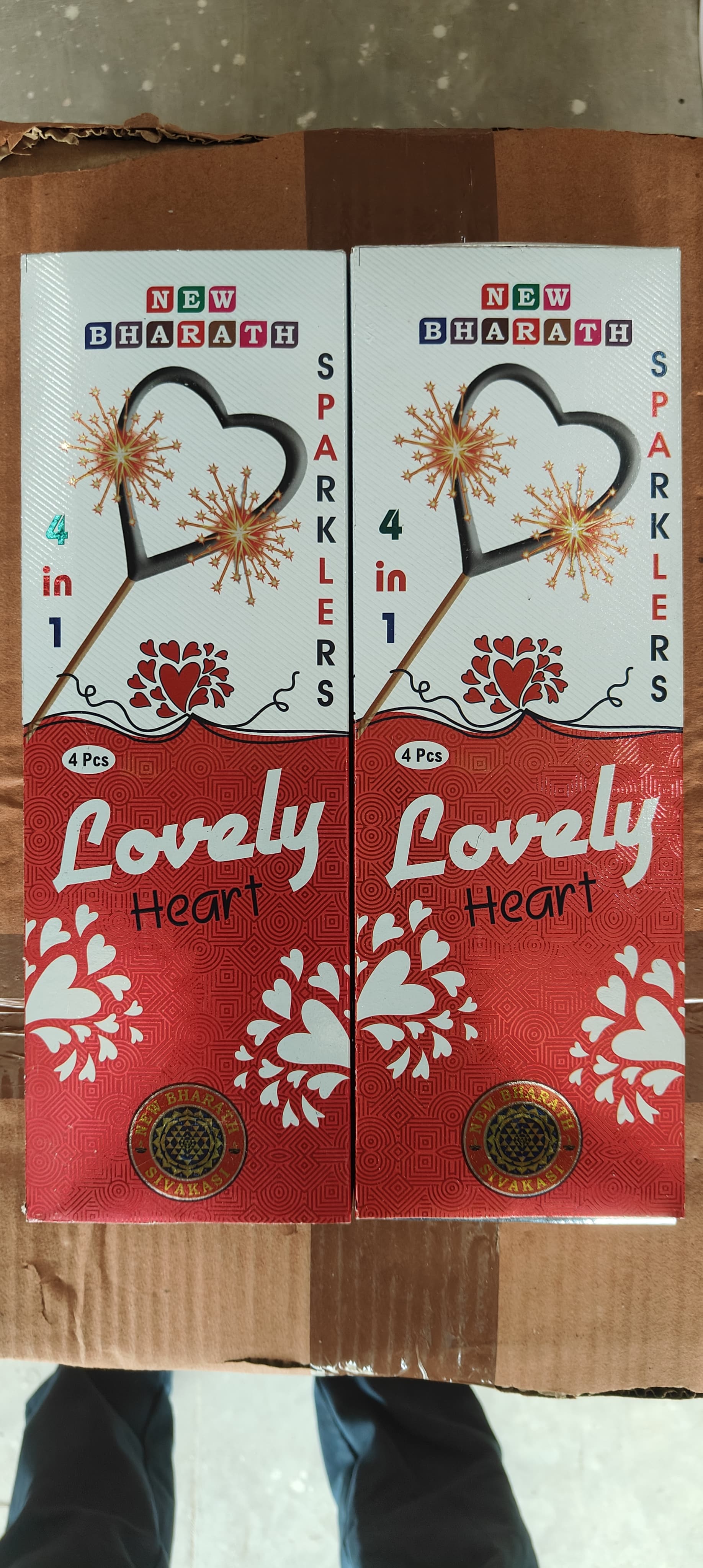 LOVELY HEART SPARKLERS