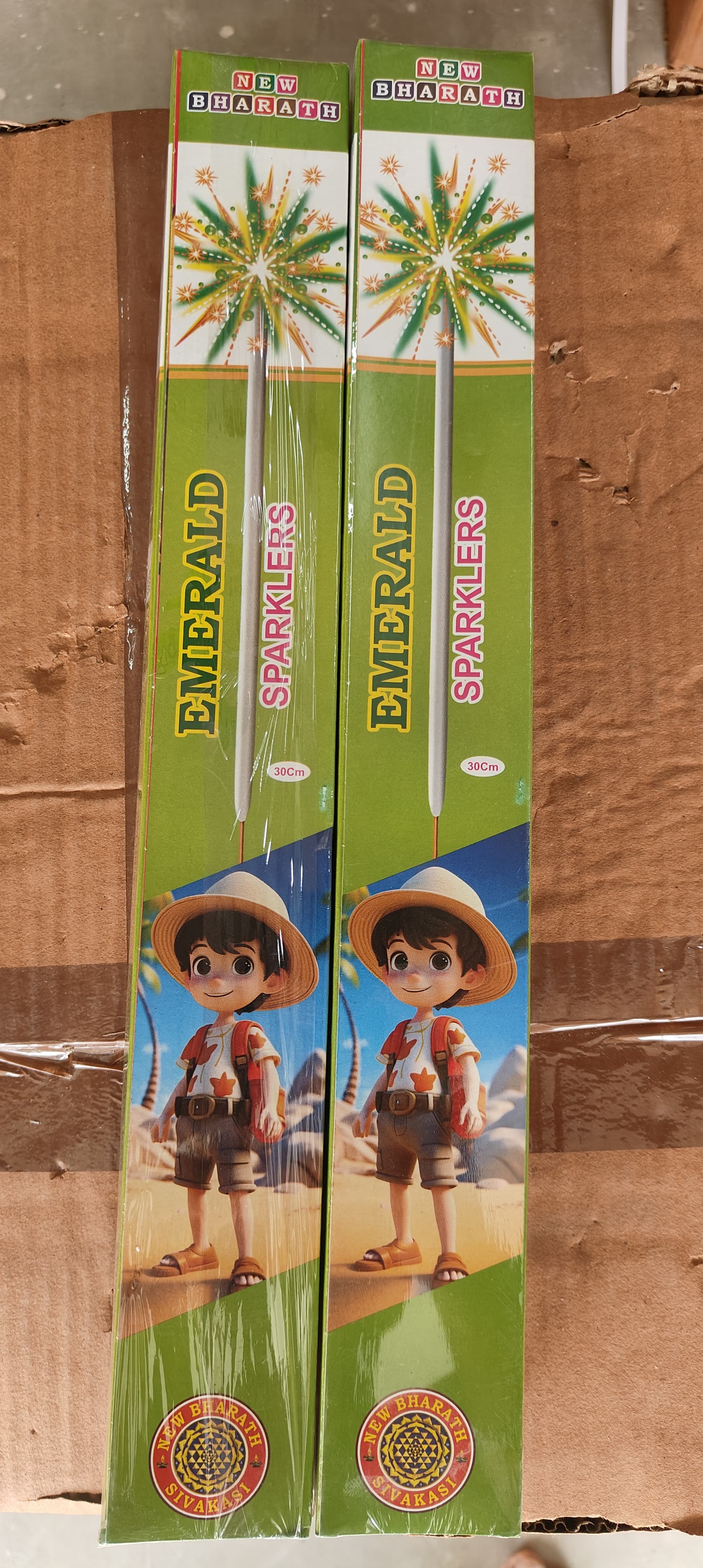 15CM GREEN SPARKLERS