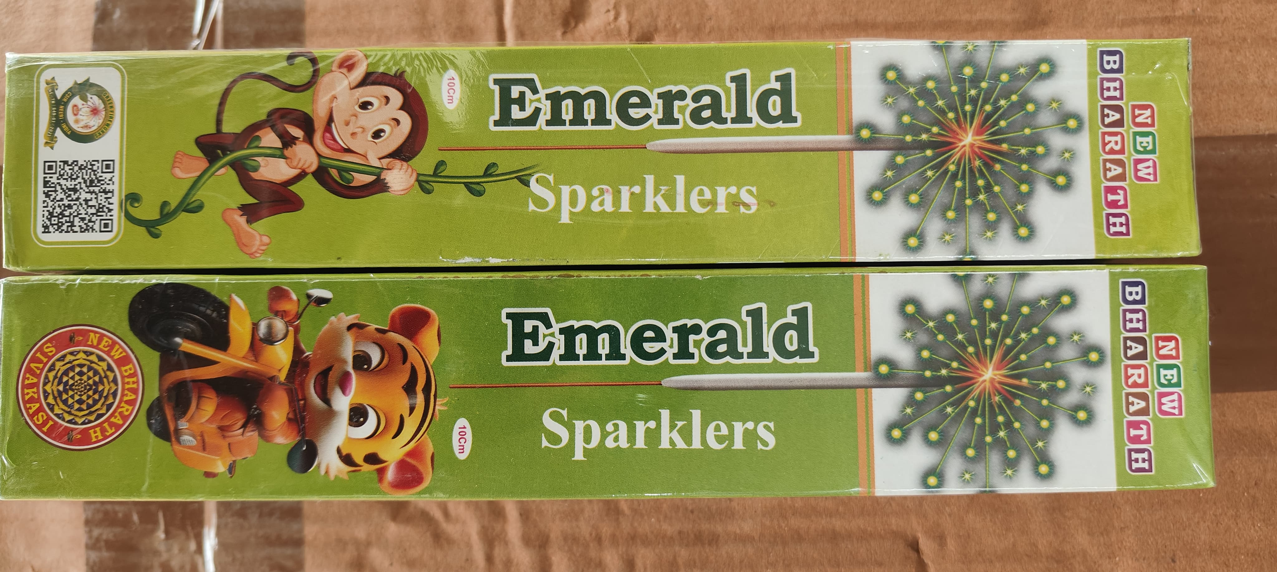 10CM GREEN SPARKLERS