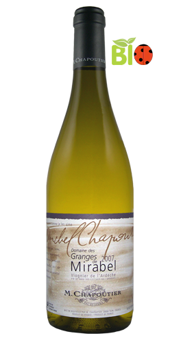 Michel Chapoutier - Domaine des Granges de Mirabel - Viognier 2007 (vin Bio)